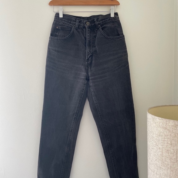 Vintage Jordache Black Denim Jeans - Picture 3 of 6